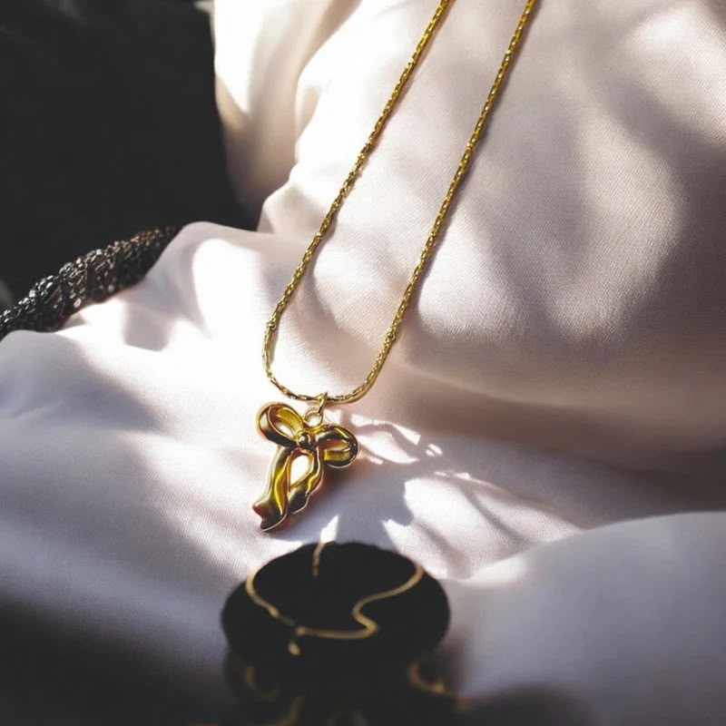 Infinity Bow Pendant