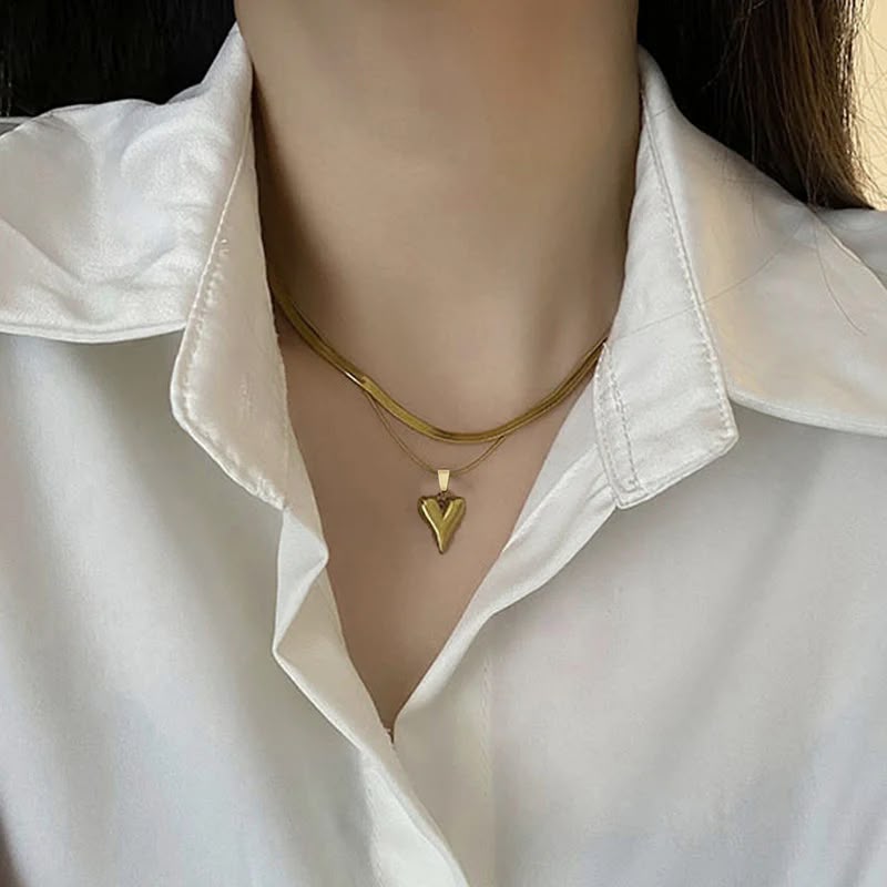 Heart Layered Necklace